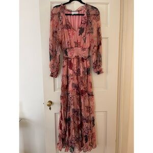 GILNER FARRAR MAXI FLORAL DRESS SIZE SMALL